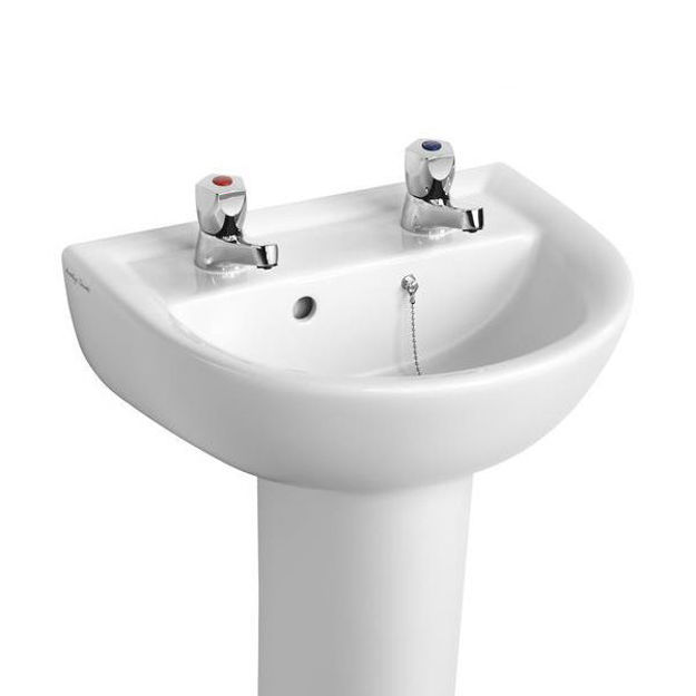 Picture of SANDRINGHAM 21 55CM 2 TAPHOLE BASIN E895101