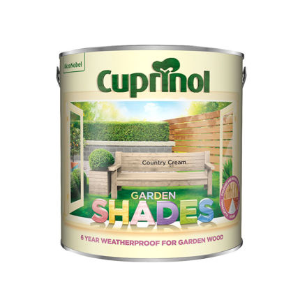 Picture of CUPRINOL GARDEN SHADES COUNTRY CREAM 2.5LTR