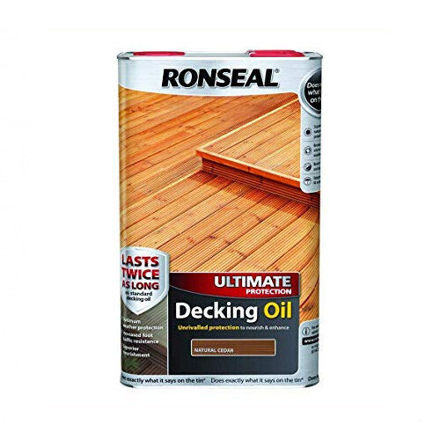 Picture of RONSEAL ULTIMATE DECKING OIL NAT CEDAR 5LTR