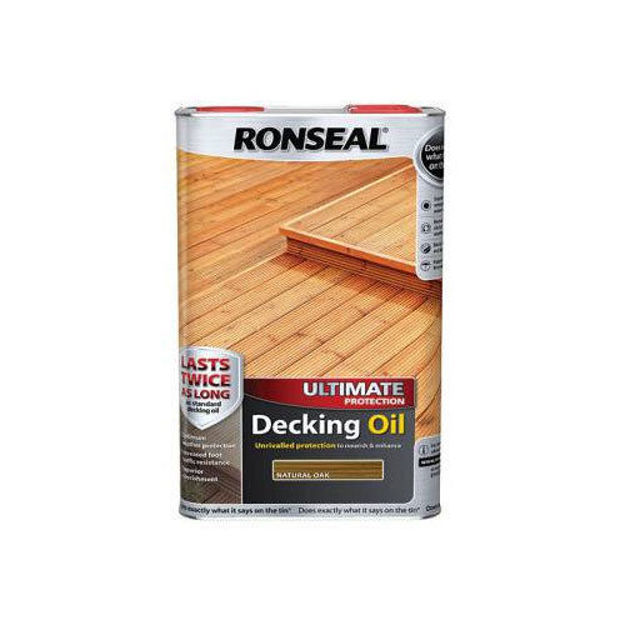 Picture of RONSEAL ULTIMATE DECKING OIL NAT OAK 5LTR