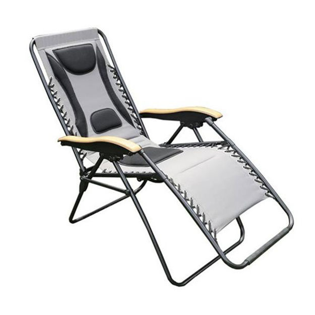 Picture of PADDED DELUX ZERO GRAVITY RELAXER CHAIR GREY