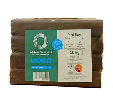 Picture of ZERO WOOD SHIMADA HARDWOOD BRIQUETTES 10KG