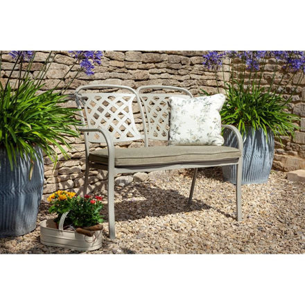 Picture of BERKELEY ALUMINIUM 2 SEATER GARDEN BENCH