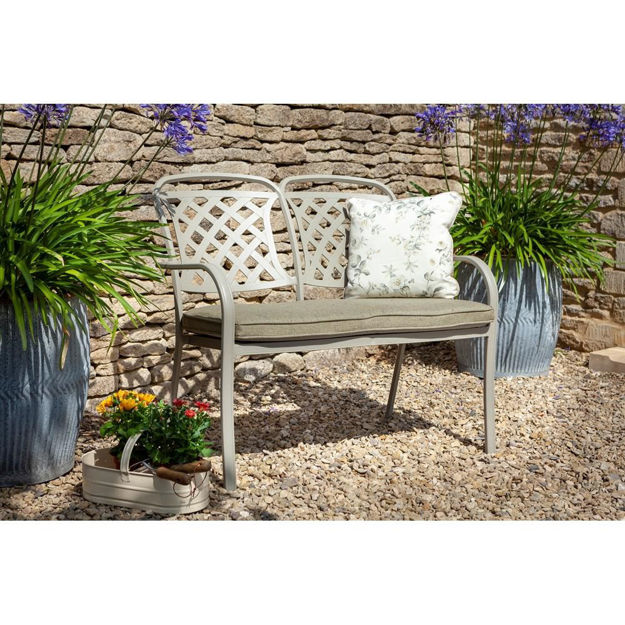 Picture of BERKELEY ALUMINIUM 2 SEATER GARDEN BENCH