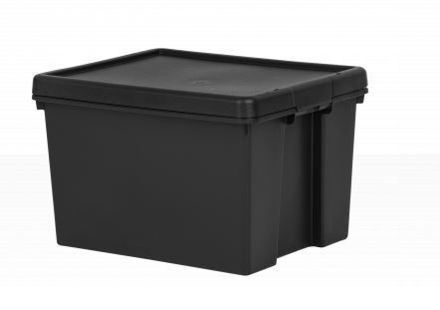 Picture of WHAM BAM 45L HEAVY DUTY BOX & LID BLACK