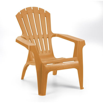 Picture of DOLOMITI RESIN CHAIR OCHRE