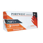 Picture of DISPOSABLE HD GLOVE ORANGE MEDIUM A930 (100)