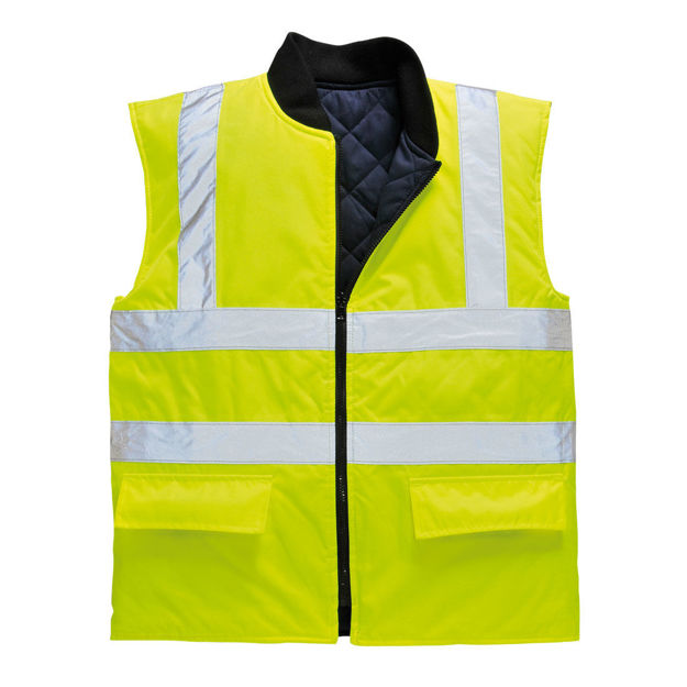 Picture of HI-VIS BODYWARMER YELLOW (S)