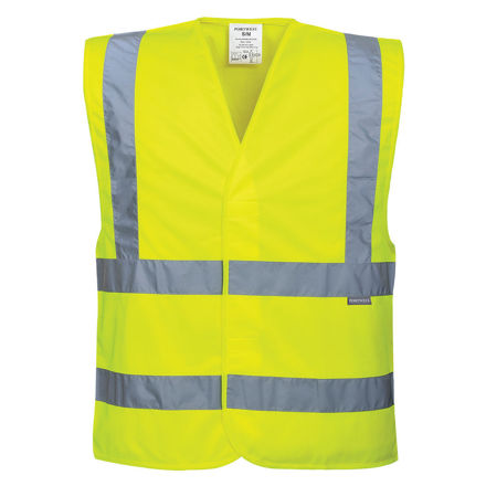 Picture of HI-VIZ VEST/WAISTCOAT 2 BAND YELLOW S/M