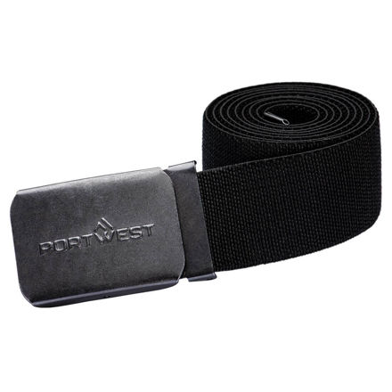 Picture of PORTWEST ELASTICATED WORK BELT BLACK