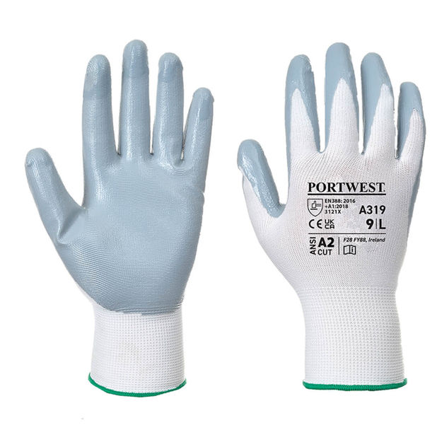 Picture of PORTWEST FLEXO GRIP NITRILE GLOVE (M)