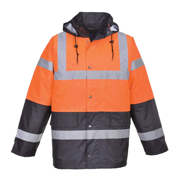 Picture of PORTWEST HI-VIS 2-TONE JACKET (L)