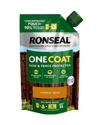 Picture of ONE COAT SHED & FENCE  HARVEST GOLD 950ML