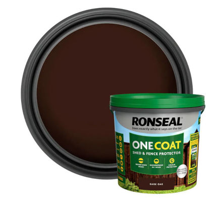 Picture of ONE COAT SHED&FENCE PROTECTOR 5L DARK OAK