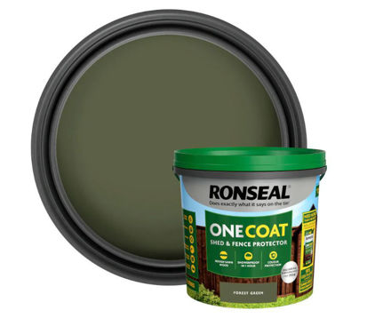 Picture of ONE COAT SHED&FENCE PROTECTOR 5L FOREST GREEN