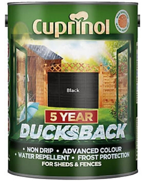 Picture of CUPRINOL DUCKSBACK BLACK 5LTR