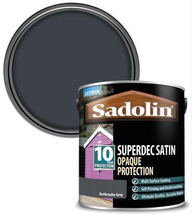 Picture of SADOLIN  SUPERDEC ANTHRACITE GREY 5LT