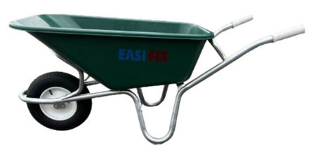 Picture of EASIFIX GREEN PVC GALV FRAME WHEELBARROW