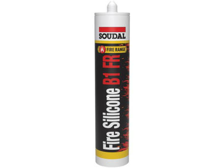 Picture of SOUDAL FIRE SILICONE B1 FR WHITE 300ML