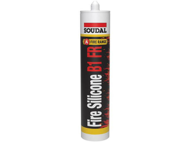 Picture of SOUDAL FIRE SILICONE B1 FR WHITE 300ML