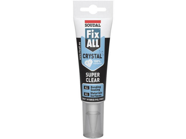 Picture of SOUDAL FIX ALL CRYSTAL ADHESIVE SEALANT 125ML
