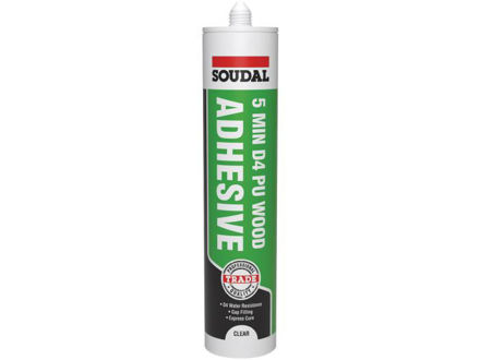 Picture of SOUDAL 5 MINUTE D4 WOOD ADHESIVE GEL 290ML