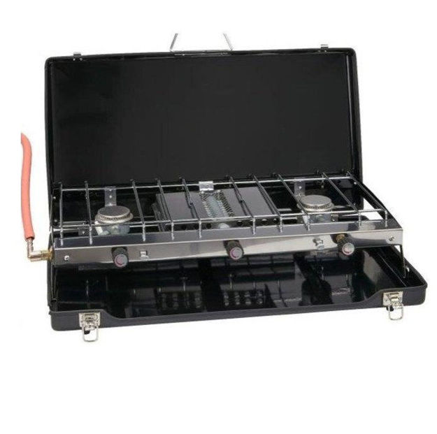 Picture of GO SYSTEM 2 BURNER PORTABLE GAS STOVE & GRILL