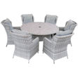 Picture of Avignon 6 seater rattan patio dining set