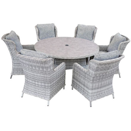 Picture of Avignon 6 seater rattan patio dining set
