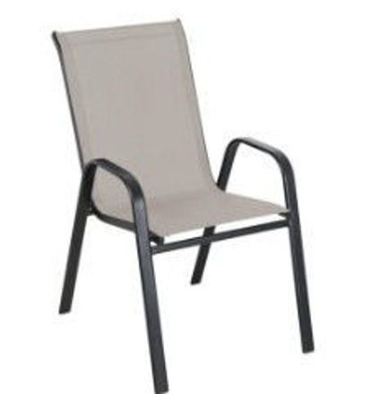 Picture of TEXTILINE STACKING CHAIR GREEN