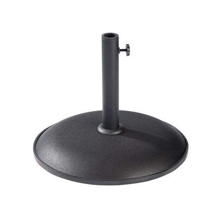 Picture of ROUND CONCRETE PARASOL BASE 15 KG BLACK